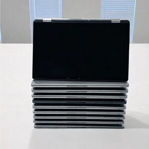 Convertible Laptop with Black and Silver Finish